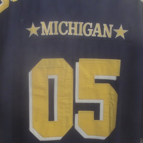 Roora Sports Vintage Jersey Michigan Go M Blue 05 Distressed 3XL - Picture 6 of 6